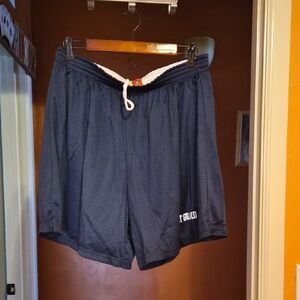 Men's Navy Blue Athletic Shorts